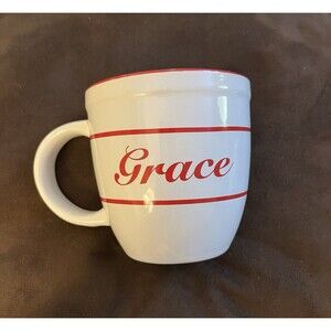 HOPE White Mug Cup Coffee Tea Soup Large Size EUC